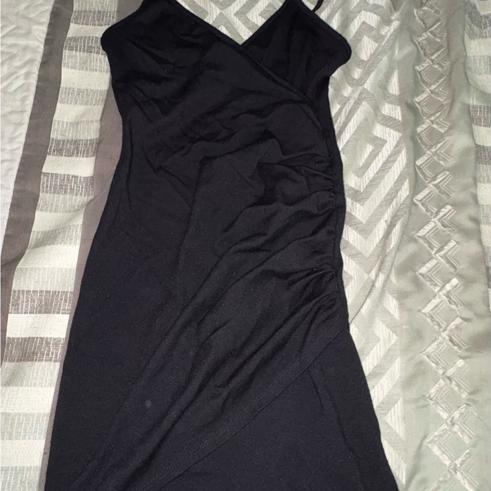 Forever 21 Black Spaghetti Strap Slip Dress